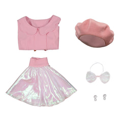Barbie Robe Rose Tenue Cosplay Costume