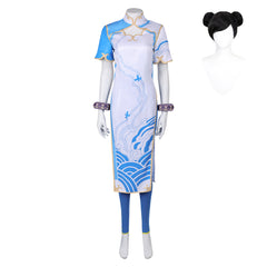 Street Fighter SF Chun-Li Tenue Cheongsam Cosplay Costume