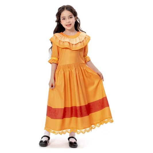 2021 Encanto Pepa Madrigal Enfant Robe Cosplay Costume