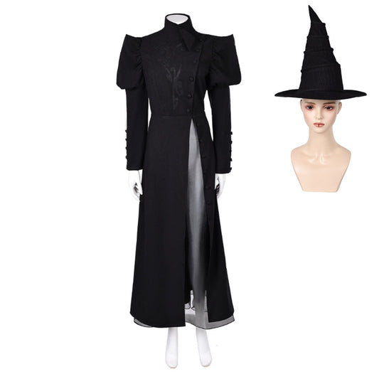 Wicked(2024) Elphaba Robe Noire Cosplay Costume