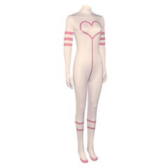Hazbin Hotel(2024) Angel Dust Combinaison Blanche Cosplay Costume