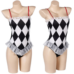Joker: Folie à Deux(2024) Harley Quinn Maillot de Bain Une Pièce Cosplay Costume