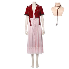 Final Fantasy VII : Remake FF7 FF VII Aerith Aeris Gainsborough Cosplay Costume