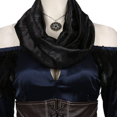 The Witcher 3 Wild Hunt Yennefer Uniform Cosplay Costume