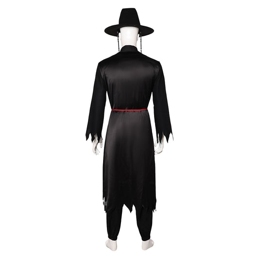 KPop Demon Hunters The Saja Boys Jinu Saja Demon Tenue Noire Cosplay Costume Ver.2