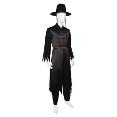 KPop Demon Hunters The Saja Boys Jinu Saja Demon Tenue Noire Cosplay Costume Ver.2