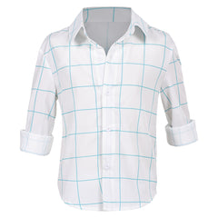 Enfant Jinu Chemise Rose/Blanche Cosplay Costume