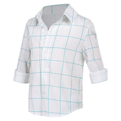 Enfant Jinu Chemise Rose/Blanche Cosplay Costume