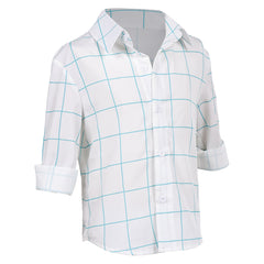 Enfant Jinu Chemise Rose/Blanche Cosplay Costume