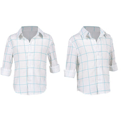 Enfant Jinu Chemise Rose/Blanche Cosplay Costume