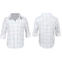 Enfant Jinu Chemise Rose/Blanche Cosplay Costume