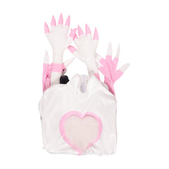 Hazbin Hotel 2 Angel Dust Tenue Blanche Cosplay Costume