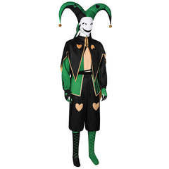 The Freak Circus Harlequin Tenue Verte/Pierrot Tenue Rouge/Jester Tenue Violette Cosplay Costume