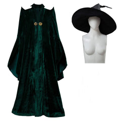 Adulte Harry Potter Professeur Minerva McGonagall Robe Cosplay Costume