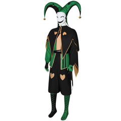 The Freak Circus Harlequin Tenue Verte/Pierrot Tenue Rouge/Jester Tenue Violette Cosplay Costume