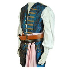 Pirates des Caraibes 4 Jack Sparrow Cosplay Costume (Gilets uniquement)
