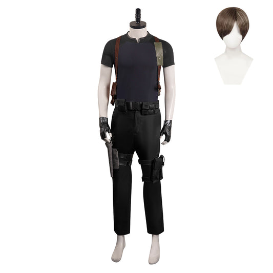 Adulte Resident Evil 4 Remake Leon S.Kennedy Homme Cosplay Costume