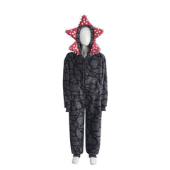 Adulte & Enfant Stranger Things S5(2025) Demogorgon Pyjama Combinaison Grise Cosplay Costume