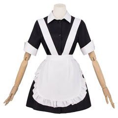 Cosplay Costume Magenta The Rocky Horror Picture Show Film Cosplay Maid Robe Femme