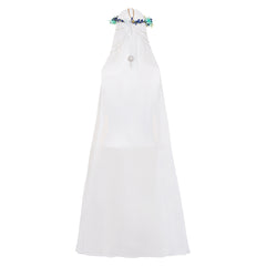 Elden Ring Nightreign(2025) Revenant Tenue Blanche et Bleue Cosplay Costume