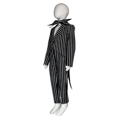 Enfant L'Étrange Noël de Monsieur Jack Jack Skellington Cosplay Costume