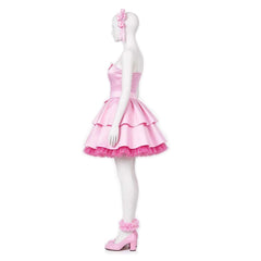 Cosplay Costume Mizi Zombie Stage AU Alien Stage(2026) TV Cosplay Robe Rose Femme