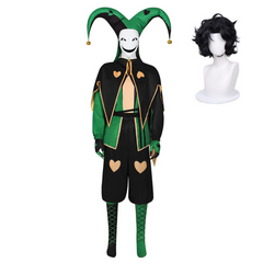 The Freak Circus Harlequin Tenue Verte/Pierrot Tenue Rouge/Jester Tenue Violette Cosplay Costume