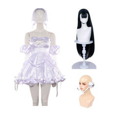 Cosplay Costume Sua Zombie Stage Alien Stage(2026) TV Cosplay Robe Blanche Femme Ver.2