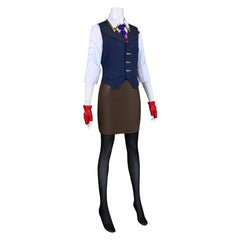Cosplay Costume Chamber Valorant Jeu Cosplay Tenue Bleue Femme