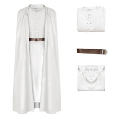 Lord of the Rings Gandalf Le Blanc Robe Blanche Cosplay Costume