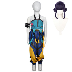 Enfant Rumi Zoey Mira Tenue Jaune Cosplay Costume