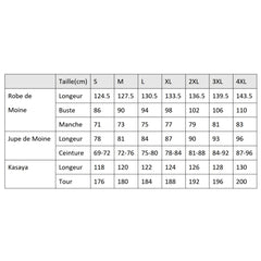 Cosplay Costume Uraume Anime Cosplay Tenue Blanche et Noire Femme