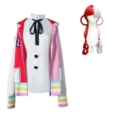 Adulte One Piece: Red Shanks Fille UTA Tenue Complete Cosplay Costume