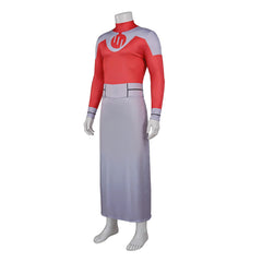 Cosplay Costume Thragg Invincible 4(2026) TV Cosplay Combinaison Rouge Homme