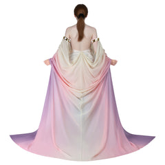 La Guerre des Étoiles Padmé Naberrie Amidala Robe Lake Cosplay Costume Ver.2