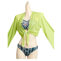 Jolyne Cujoh Stone Ocean Tops et Shorts Design Original Maillot De Bain- Cossky