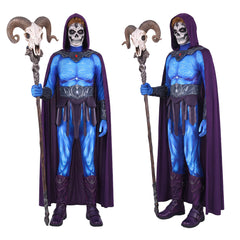 Cosplay Costume Skeletor Les Maîtres de l'Univers(2026) Film Cosplay Combinaison Bleue Homme