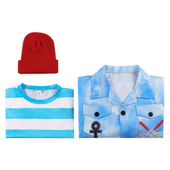 Cosplay Costume Enfant Red Descendants: Wicked Wonderland(2026) Film Cosplay Combinaison Bleue