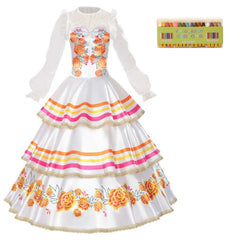 Barbie 2025 Día De Muertos Robe du Jour des Morts Cosplay Costume