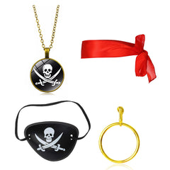 Pirates des Caraïbes Jack Sparrow Accessoires Ensemble En 6 Pièces