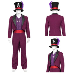 Cosplay Costume Dr. Facilier The Princess and the Frog(2009) Film Cosplay Tenue Violette Homme