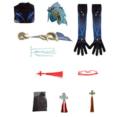 Genshin Impact Xianyun Cloud Retainer Cosplay Costume
