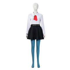 Cosplay Costume Enfant Billie Billie À la Croisée des Mondes(2026) Film Cosplay Tenue Noire et Blanche