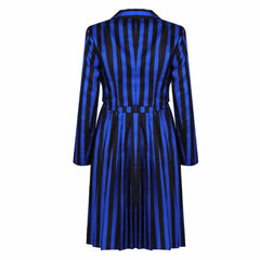 La Famille Addams 2(2025) Mercredi Uniforme Bleue Cosplay Costume