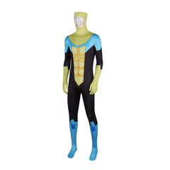 Invincible Saison 3(2025) Mark Grayson Tenue Jaune et Bleue Cosplay Costume Ver.2