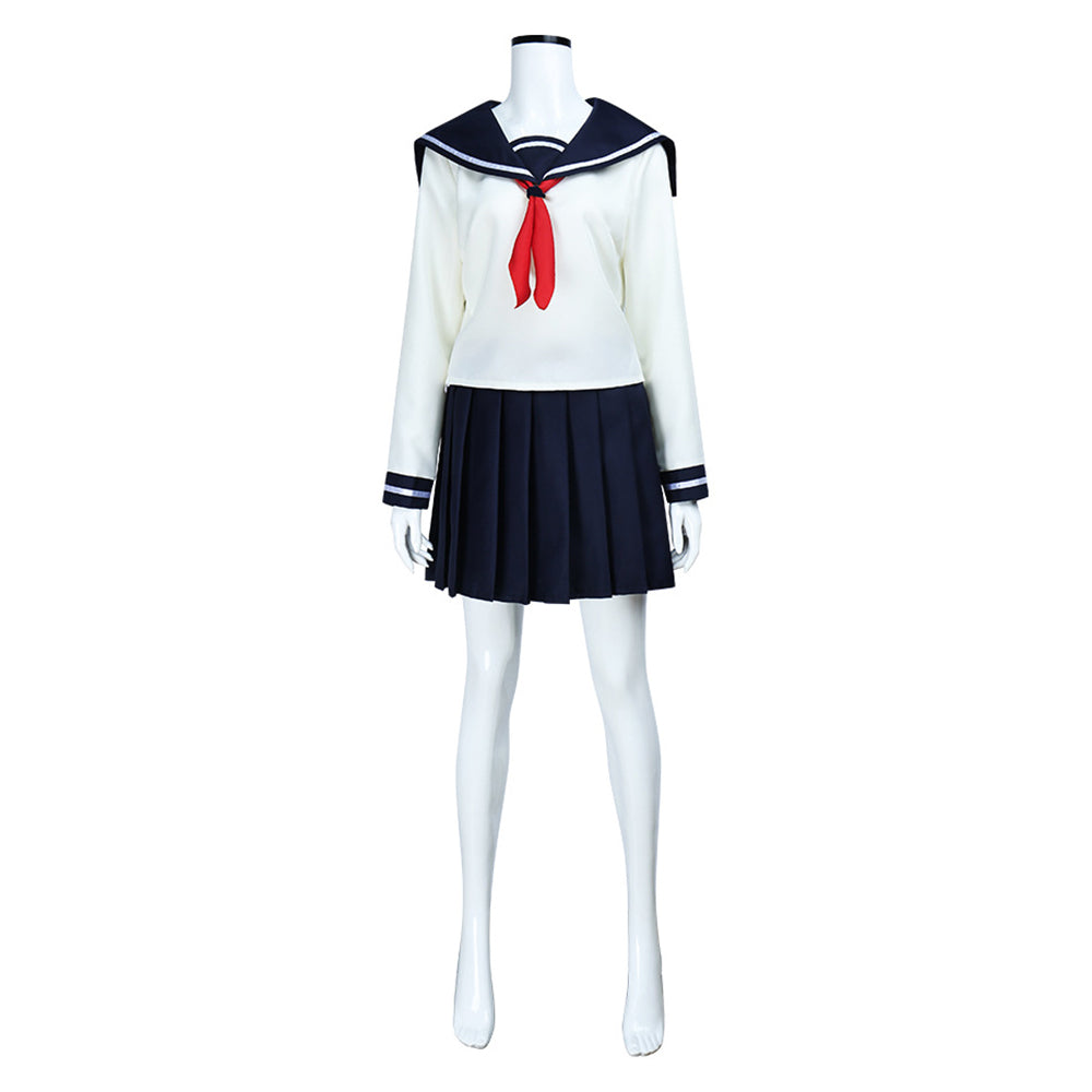 3-nen Z-gumi Ginpachi Sensei(2025) Kagura Uniforme Scolaire Rouge Cosplay Costume
