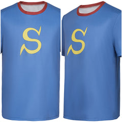 3-nen Z-gumi Ginpachi Sensei(2025) Okita Sougo T-shirt Bleu Cosplay Costume