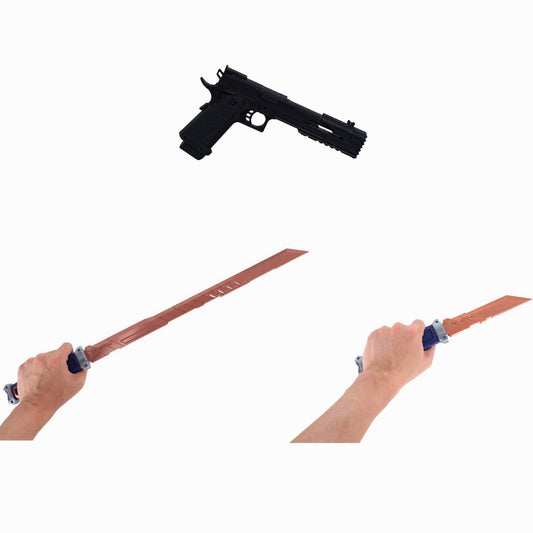 Thunderbolts(2025) John Walker Agent Américain Pistolet/Taskmaster Cosplay Accessoire