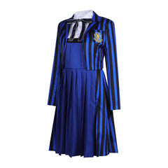 La Famille Addams 2(2025) Mercredi Uniforme Bleue Cosplay Costume