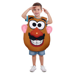 Adulte & Enfant Costume Monsieur Patate et Madame Patate Film Combinaison Marron
